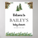 Search for winter baby shower welcome signs Evergreen