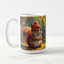 Search for cute squirrels mugs Autumn