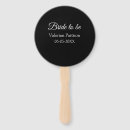 Search for wedding program hand fans Bride to be