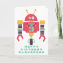 Search for robot birthday cards Balloon