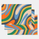 Search for wavy wrapping paper Colorful