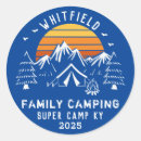 Search for retro summer stickers Camping