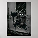 Search for creepy cat posters Kitty