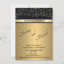 Search for gold confetti wedding invitations Luxury