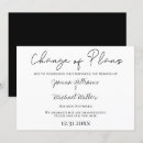 Search for change of plans invitations Elegant