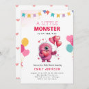 Search for monster baby invitations Little