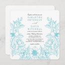 Search for pale blue wedding invitations Floral
