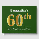 Search for 60th birthday guest books Elegant