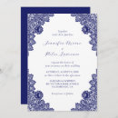 Search for royal blue wedding invitations Traditional