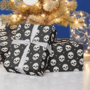 Search for halloween christmas wrapping paper Skulls