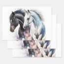 Search for stallion wrapping paper Black horse