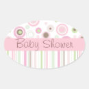 Search for sweet oval stickers Baby shower