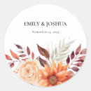 Search for autumn floral stickers Watercolor