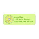 Search for lime return address labels Green