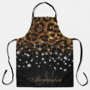 Search for black leopard print aprons Girly