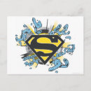 Search for superman postcards S shield