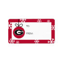 Search for bulldogs return address labels Merry christmas