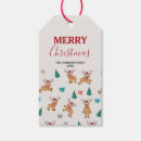 Search for cute reindeer gift tags Xmas