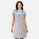Search for lavender aprons Monogrammed