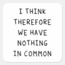 Search for think stickers Sarcastic