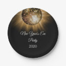 Search for new years eve plates Disco ball