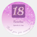 Search for 18th birthday thank you stickers Eighteen