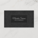 Search for fake business cards Leather