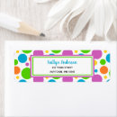 Search for confetti dots return address labels Birthday