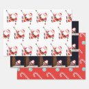 Search for climbing wrapping paper Santa claus