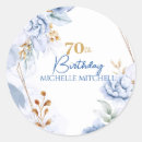 Search for 70th birthday gold stickers Classic