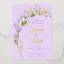 Search for lilac and silver wedding invitations Chic