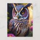 Search for fantasy owl postcards Animal