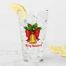 Search for red bell drinkware Santa claus