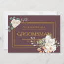 Search for wedding attendant request bridal party proposal cards Best man