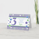 Search for third birthday cards For kids