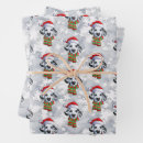 Search for christmas dalmatian wrapping paper Santa