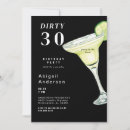 Search for margarita birthday invitations Black