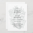 Search for elegant gothic wedding invitations Moody