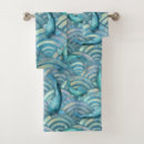 Search for blue fish bath towels Sea