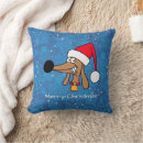 Search for christmas dog cushions Doxie