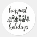 Search for black and white trees stickers Watercolor