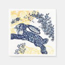 Search for oriental napkins Blue and white