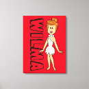 Search for hanna barbera canvas prints Wilma flintstone