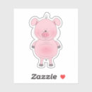Search for happy pink pig stickers Funny