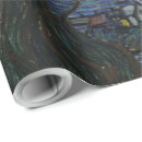 Search for the starry night wrapping paper Blue