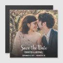 Search for magnetic save the dates Typography