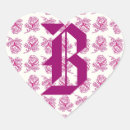 Search for letter b pink stickers Roses