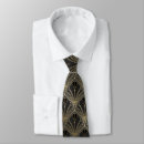 Search for art deco ties Black