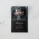 Search for grey damask thank you cards Goth