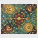 Search for starburst wrapping paper Christmas pattern